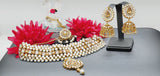 Adorn Yourself With High Quality Latest Designer Indian Kundan Choker Necklace Set