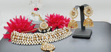 Adorn Yourself With High Quality Latest Designer Indian Kundan Choker Necklace Set