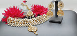 Adorn Yourself With High Quality Latest Designer Indian Kundan Choker Necklace Set