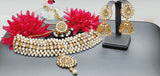 Adorn Yourself With High Quality Latest Designer Indian Kundan Choker Necklace Set