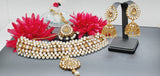 Adorn Yourself With High Quality Latest Designer Indian Kundan Choker Necklace Set