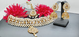 Adorn Yourself With High Quality Latest Designer Indian Kundan Choker Necklace Set