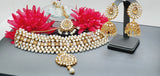 Adorn Yourself With High Quality Latest Designer Indian Kundan Choker Necklace Set