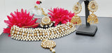 Adorn Yourself With High Quality Latest Designer Indian Kundan Choker Necklace Set