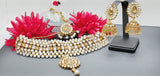 Adorn Yourself With High Quality Latest Designer Indian Kundan Choker Necklace Set