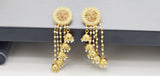 Extremely Elegant High Quality Studded Drop Kundan Indian Big Earrings Set