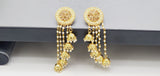 Extremely Elegant High Quality Studded Drop Kundan Indian Big Earrings Set