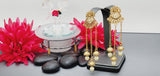 Boutique Piece Latest Designer High Quality Collection In Indian Kundan Drop Earrings Set