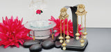 Boutique Piece Latest Designer High Quality Collection In Indian Kundan Drop Earrings Set