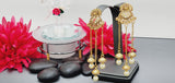 Boutique Piece Latest Designer High Quality Collection In Indian Kundan Drop Earrings Set