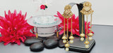 Boutique Piece Latest Designer High Quality Collection In Indian Kundan Drop Earrings Set