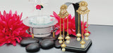 Boutique Piece Latest Designer High Quality Collection In Indian Kundan Drop Earrings Set