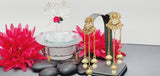 Boutique Piece Latest Designer High Quality Collection In Indian Kundan Drop Earrings Set