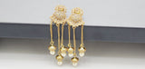 Boutique Piece Latest Designer High Quality Collection In Indian Kundan Drop Earrings Set