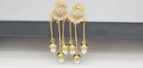 Boutique Piece Latest Designer High Quality Collection In Indian Kundan Drop Earrings Set