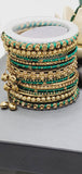 Modish High Quality Latest Artistic Design In Indian Kundan Jhumka Tikka Earrings Set