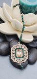 Modish High Quality Latest Artistic Design In Indian Kundan Jhumka Tikka Earrings Set
