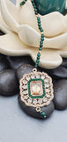 Modish High Quality Latest Artistic Design In Indian Kundan Jhumka Tikka Earrings Set