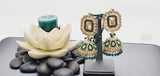 Modish High Quality Latest Artistic Design In Indian Kundan Jhumka Tikka Earrings Set