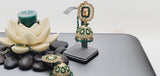 Modish High Quality Latest Artistic Design In Indian Kundan Jhumka Tikka Earrings Set