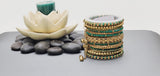 Modish High Quality Latest Artistic Design In Indian Kundan Jhumka Tikka Earrings Set
