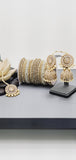 Extremely Incredible High Quality Latest Artistic Design Indian Kundan Jhumka Tikka Earrings Set