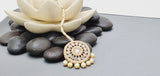 Extremely Incredible High Quality Latest Artistic Design Indian Kundan Jhumka Tikka Earrings Set