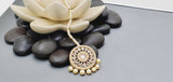 Extremely Incredible High Quality Latest Artistic Design Indian Kundan Jhumka Tikka Earrings Set