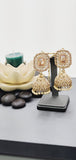 Most Trendy Superior Quality Latest Designer Collection In Indian Kundan Jhumka Tikka Earrings Set