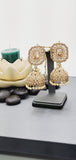 Most Trendy Superior Quality Latest Designer Collection In Indian Kundan Jhumka Tikka Earrings Set
