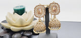 Most Trendy Superior Quality Latest Designer Collection In Indian Kundan Jhumka Tikka Earrings Set