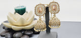 Most Trendy Superior Quality Latest Designer Collection In Indian Kundan Jhumka Tikka Earrings Set