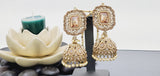 Most Trendy Superior Quality Latest Designer Collection In Indian Kundan Jhumka Tikka Earrings Set
