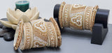 Extremely Beautiful High Quality Latest Designer Collection In Indian Kundan Polki Full  Bangles set
