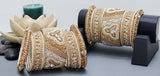 Extremely Beautiful High Quality Latest Designer Collection In Indian Kundan Polki Full  Bangles set