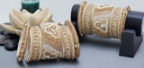 Extremely Beautiful High Quality Latest Designer Collection In Indian Kundan Polki Full  Bangles set