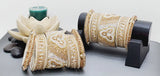 Extremely Beautiful High Quality Latest Designer Collection In Indian Kundan Polki Full  Bangles set