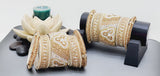 Extremely Beautiful High Quality Latest Designer Collection In Indian Kundan Polki Full  Bangles set