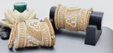 Extremely Beautiful High Quality Latest Designer Collection In Indian Kundan Polki Full  Bangles set