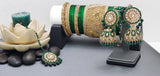 Ravishing High Quality Latest Collection In Indian Kundan Jhumka Tikka Earrings Set