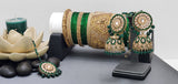 Ravishing High Quality Latest Collection In Indian Kundan Jhumka Tikka Earrings Set