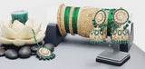Ravishing High Quality Latest Collection In Indian Kundan Jhumka Tikka Earrings Set