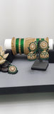 Ravishing High Quality Latest Collection In Indian Kundan Jhumka Tikka Earrings Set