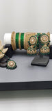 Ravishing High Quality Latest Collection In Indian Kundan Jhumka Tikka Earrings Set
