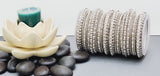Extremely Incredible High Quality Latest Designer Collection In Indian Silver Full Bangles Set