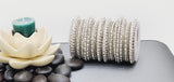 Extremely Incredible High Quality Latest Designer Collection In Indian Silver Full Bangles Set
