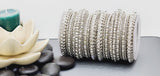 Extremely Incredible High Quality Latest Designer Collection In Indian Silver Full Bangles Set