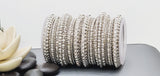 Extremely Incredible High Quality Latest Designer Collection In Indian Silver Full Bangles Set