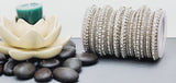 Extremely Incredible High Quality Latest Designer Collection In Indian Silver Full Bangles Set