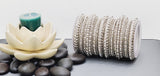 Extremely Incredible High Quality Latest Designer Collection In Indian Silver Full Bangles Set